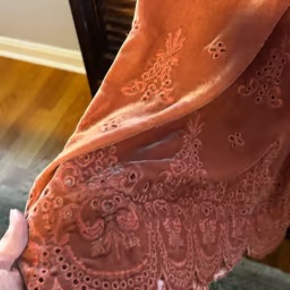 Johnny Was Jade Lola Velvet Wrap Midi Dress, SZ Small - Picture 7 of 8